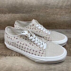 VANS Old Skool Tape Eco Theory Checkerboard Beige Shoes Men's 9 Women's 10.5 NEW